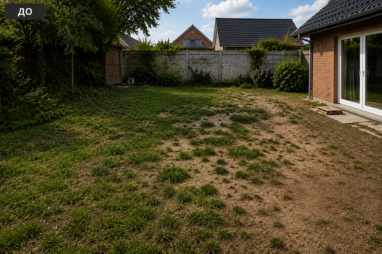 Gartenbau & Zaunbau vorher