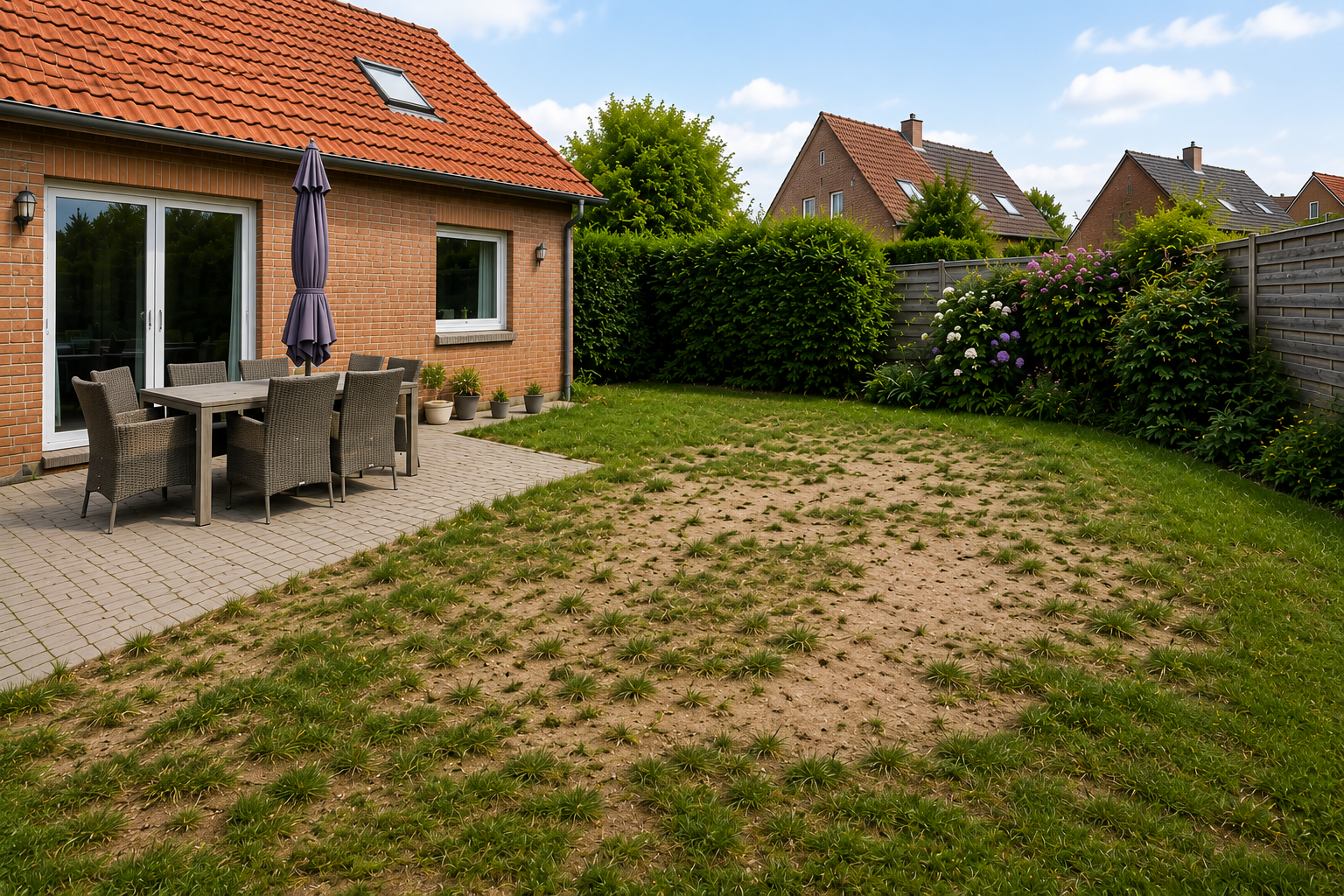 Gartenbau & Zaunbau vorher